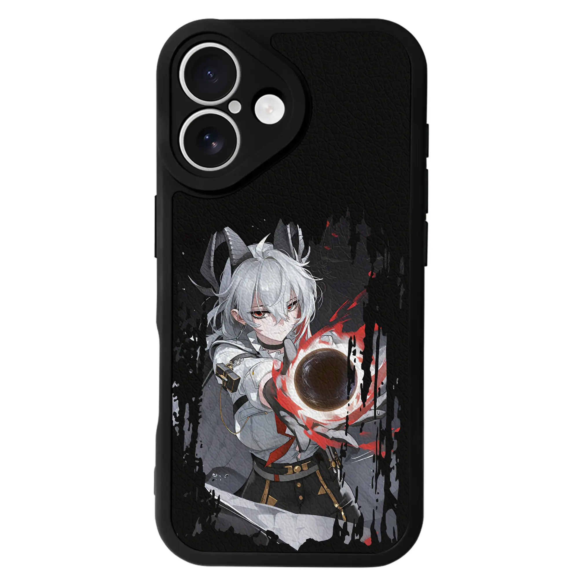 鳴潮 グッズ ザンニー - IPhone 16シリーズ対応 ・ シリコンスマホケース ・ レザー調 ・ 高精度フィット ・ 耐衝撃 ・ ワイヤレス充電対応 ・ 精密カット